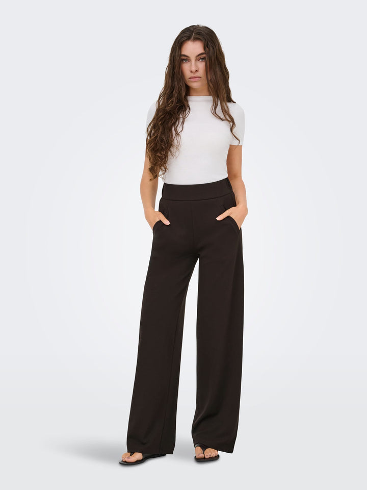 Jacqueline de Yong Louisville Catia lange broek bruin – dames - 32