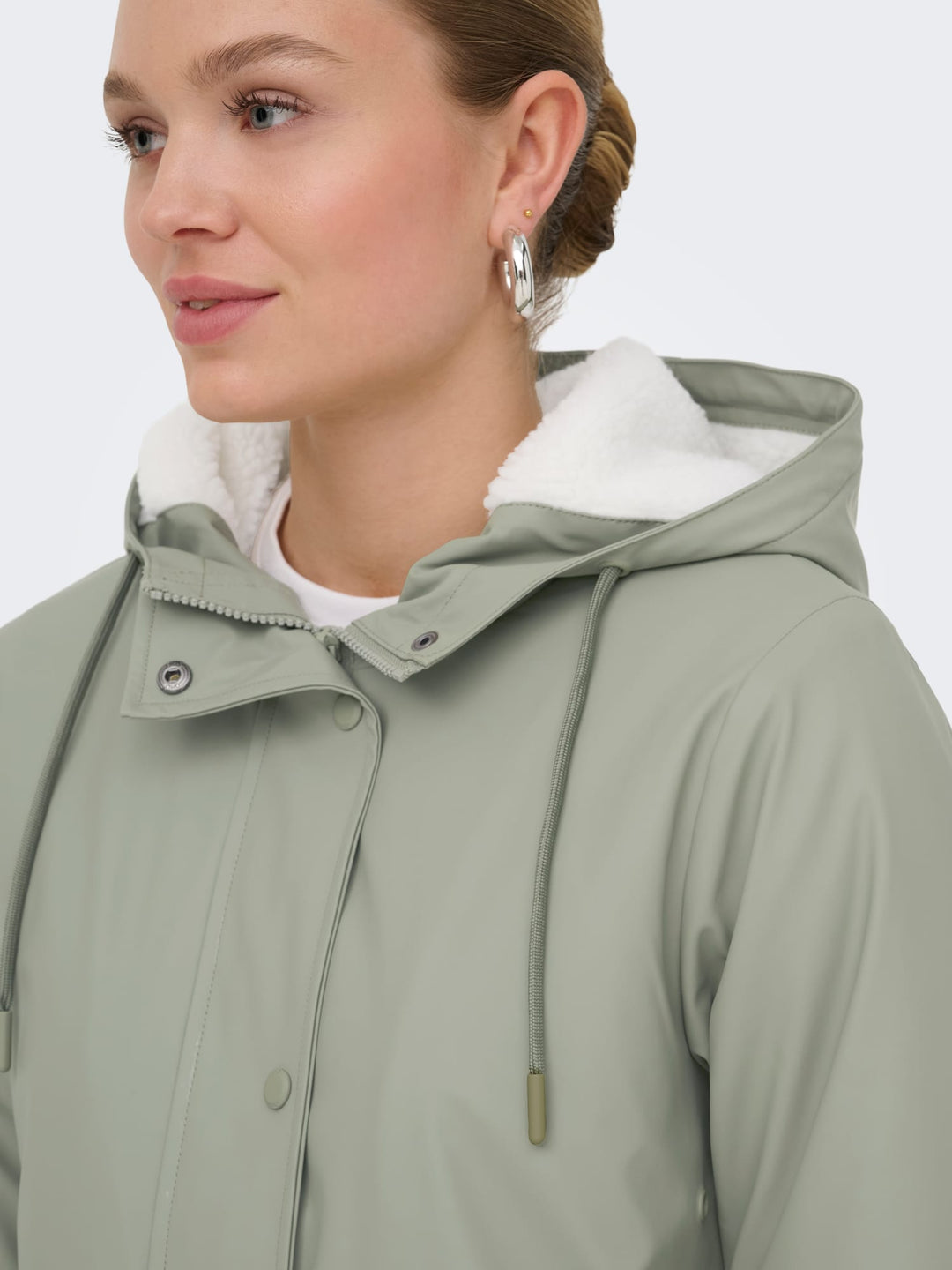 Only 15206116 Sally regenjas dames olijf