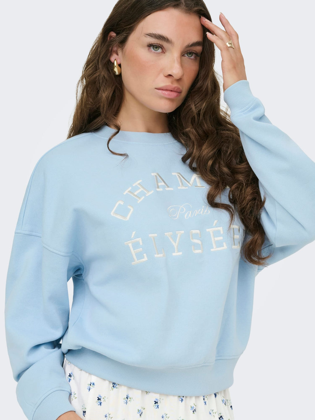 Jacqueline de Yong sweater lichtblauw – dames