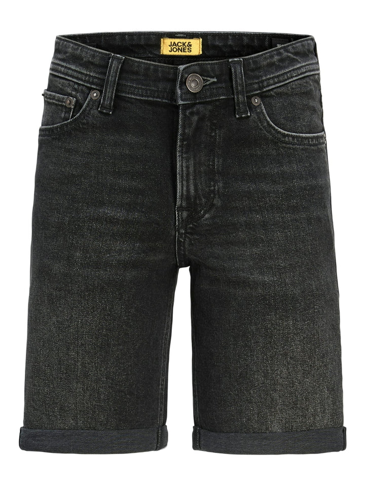 jack & jones kids short denim jongens zwart – Rick - Black Denim