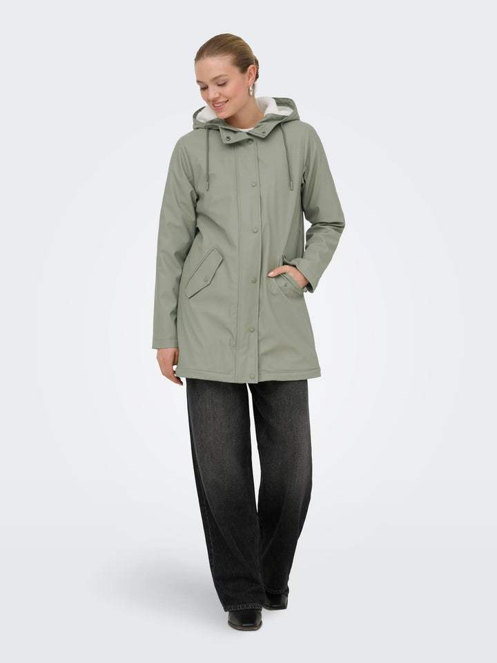 Only 15206116 Sally regenjas dames olijf