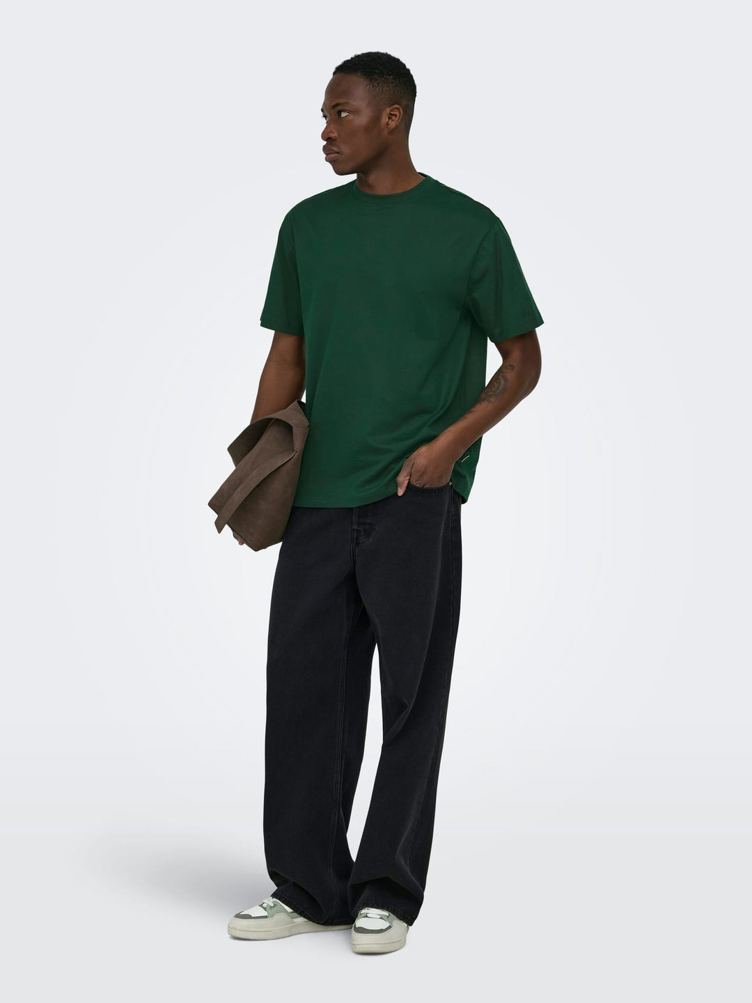 ONLY & SONS ONSFRED LIFE RLX SS TEE groen – heren t-shirt