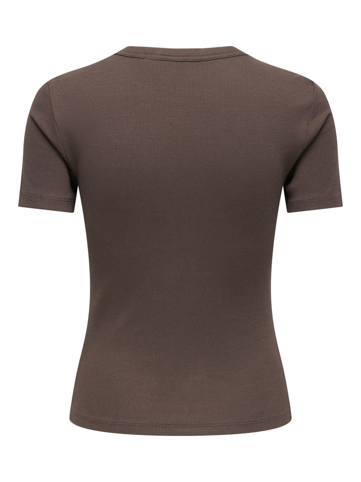 Only T-shirt bruin – dames