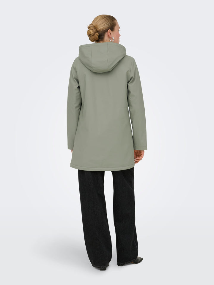 Only 15206116 Sally regenjas dames olijf