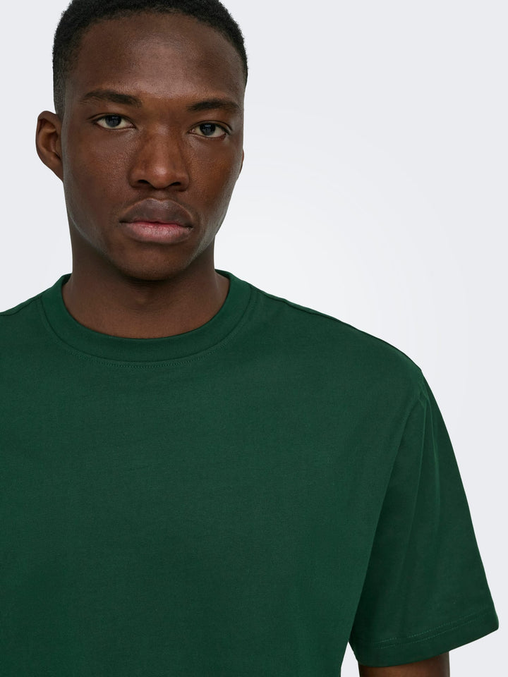ONLY & SONS ONSFRED LIFE RLX SS TEE groen – heren t-shirt