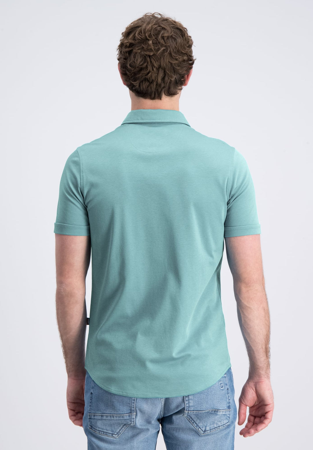 Gabbiano men overhemd k/m esmerald – heren