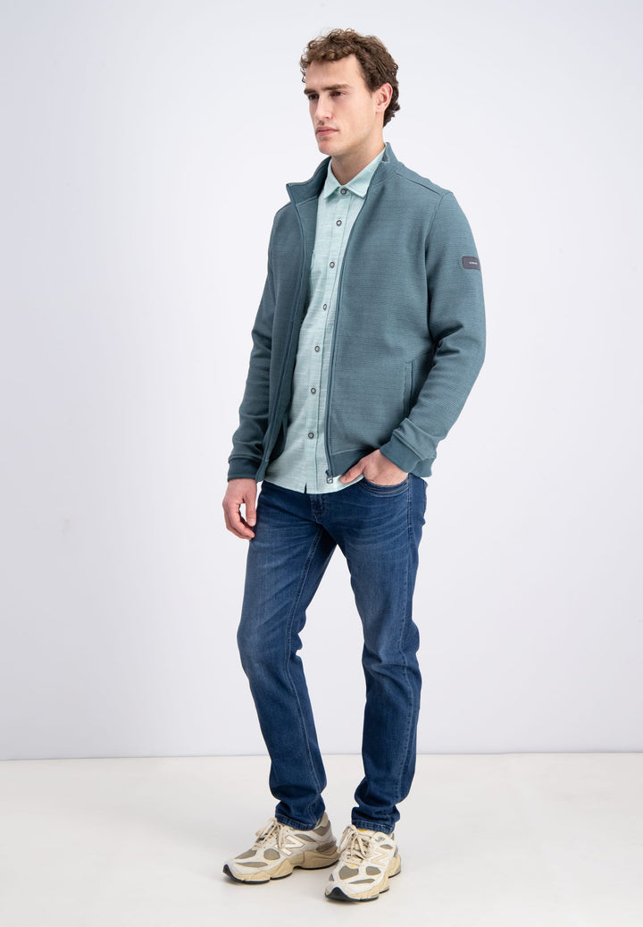Gabbiano men 4265401 Bloke vest sweat heren – oud groen