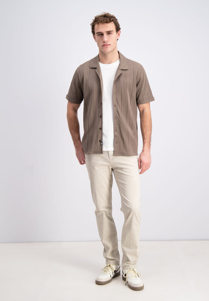 Gabbiano men 3365302 Dalven overhemd k/m bruin