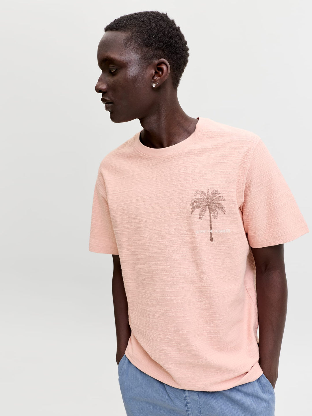 Jack & Jones Blaemmett T-shirt roze – heren