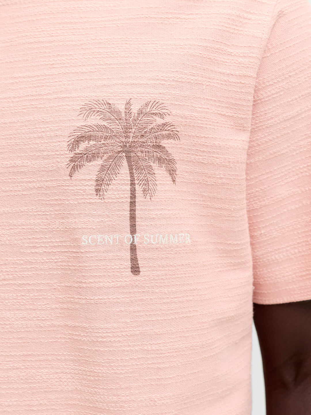 Jack & Jones Blaemmett T-shirt roze – heren
