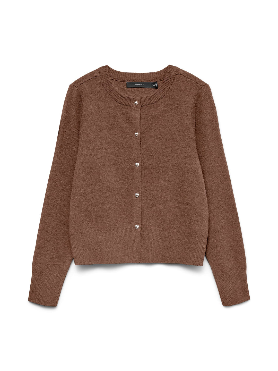 VERO MODA Kacy vest gebreid dames – bruin