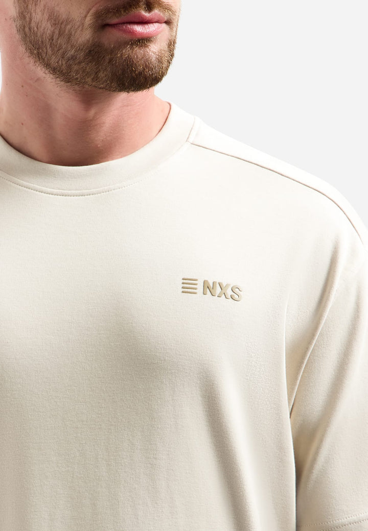 No Excess T-Shirt Crewneck Graphic beige – heren