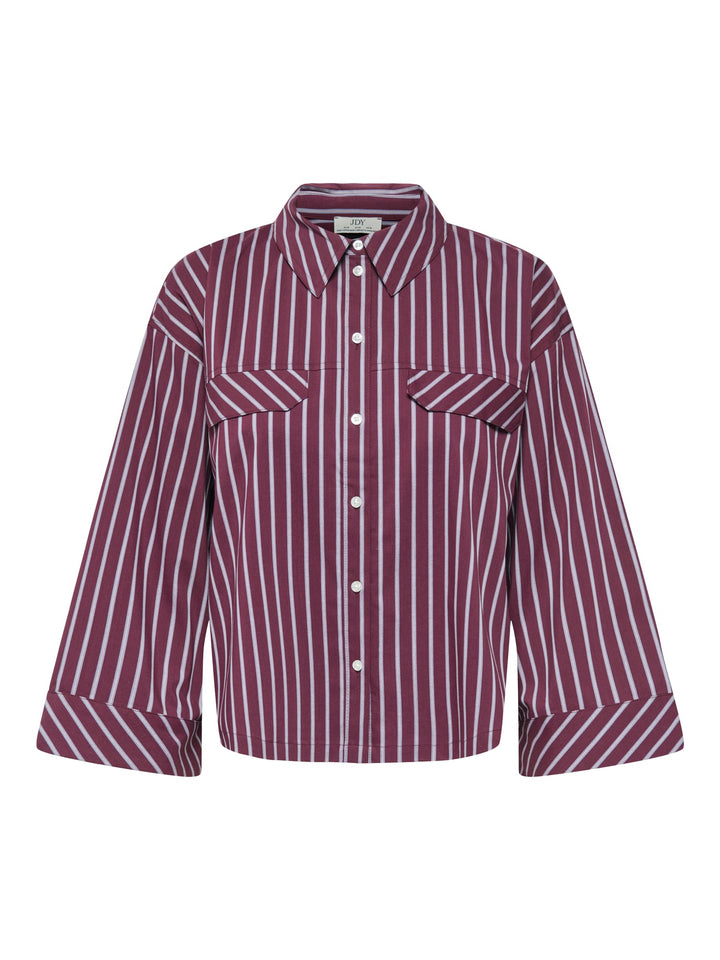 Jacqueline de Yong 15376503 Mio blouse – dames - Paars Dessin