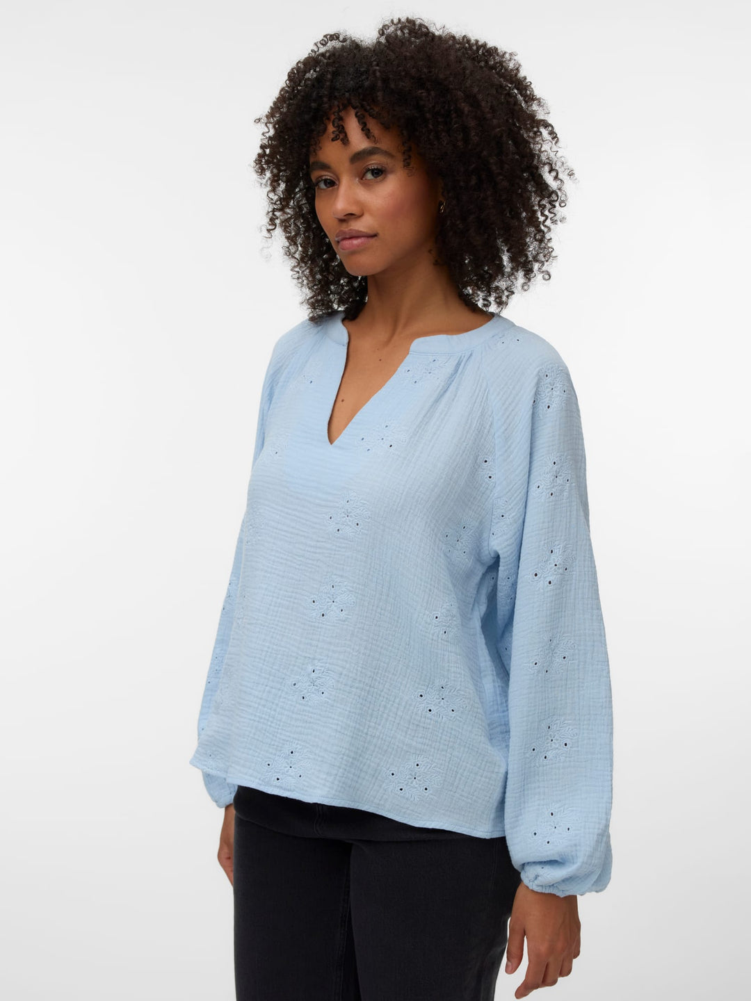 VERO MODA Natali top lichtblauw – dames