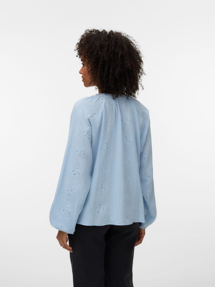 VERO MODA Natali top lichtblauw – dames