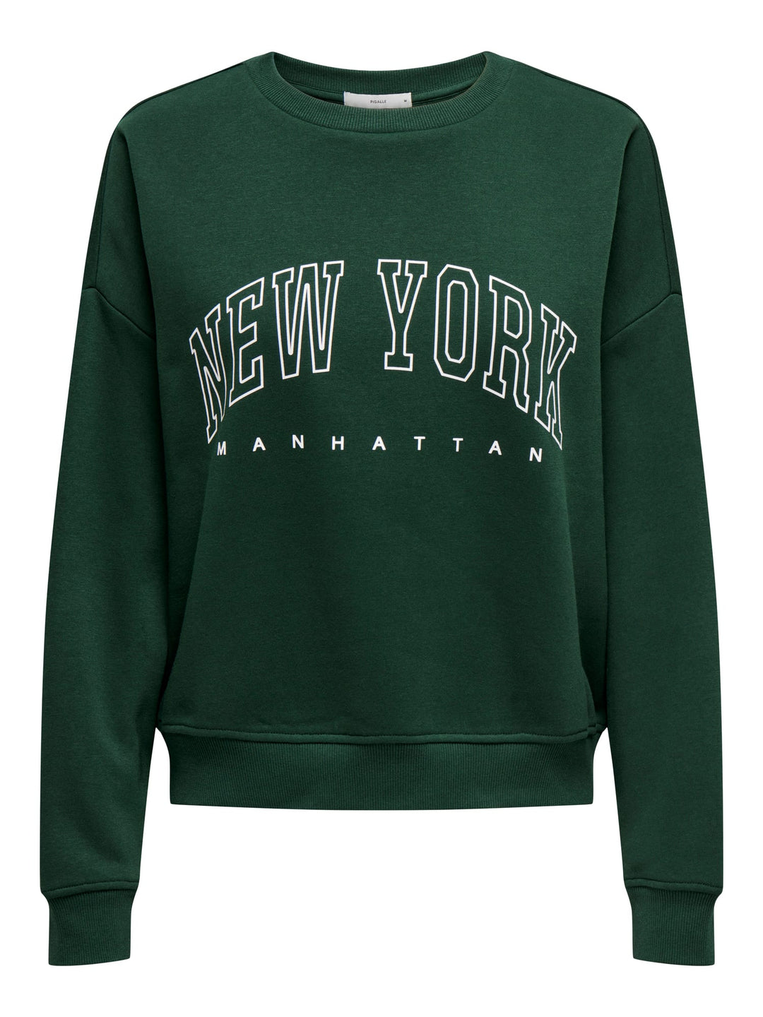Only 15254183 Sweat life sweater dames donkergroen