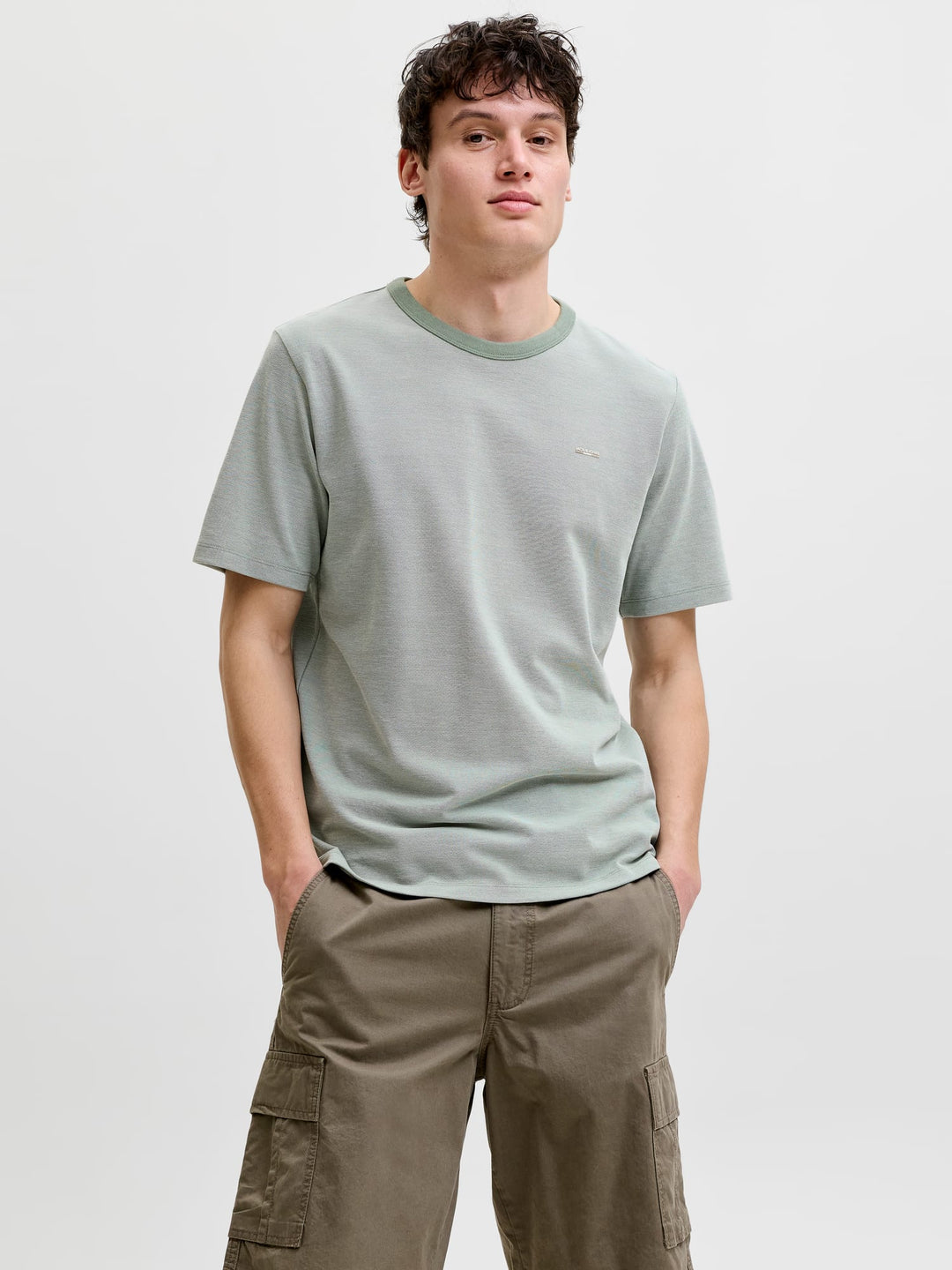 Jack & Jones T-shirt groen melee – heren
