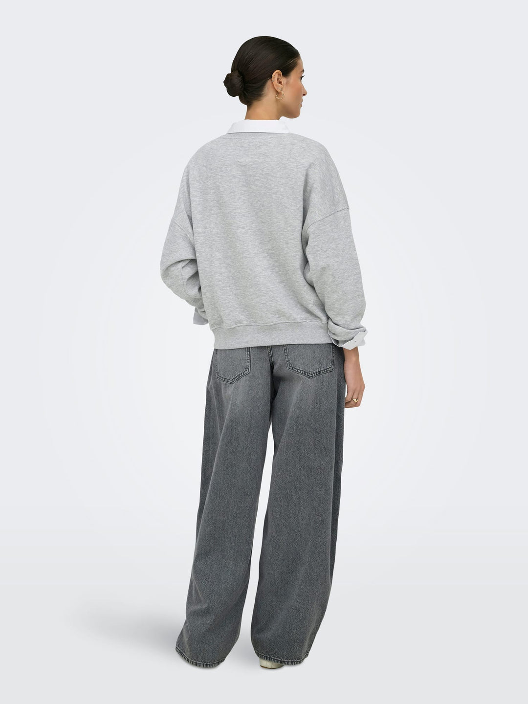 Jacqueline de Yong sweater dames grijs melee – JDYMESA