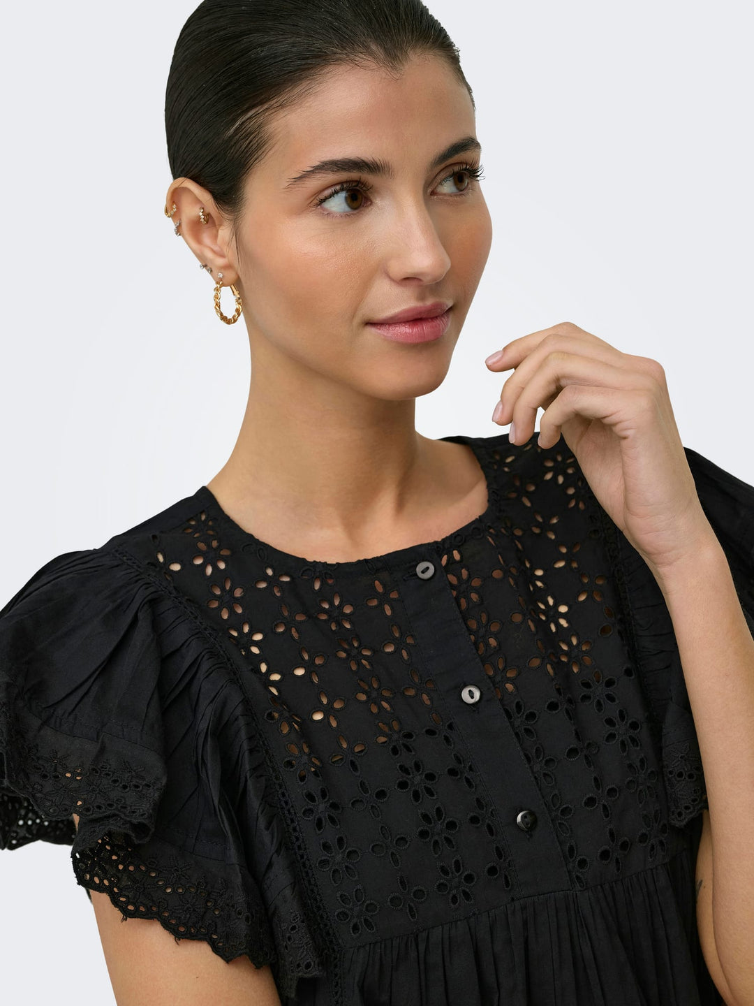 Jacqueline de Yong Sigga top zwart – dames