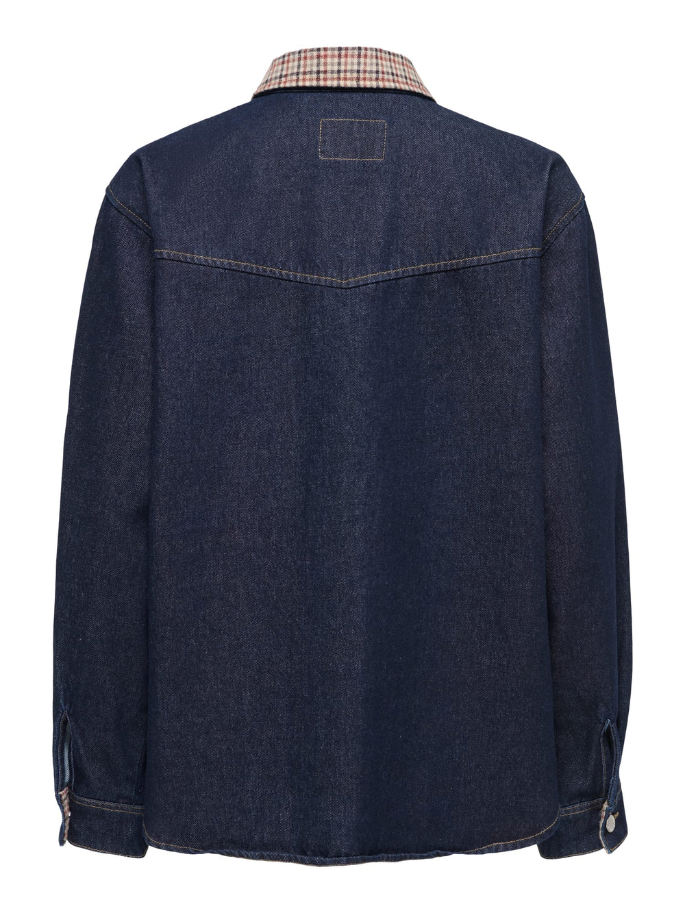 Only 15384824 Vera blouse l/m denim dames blue denim