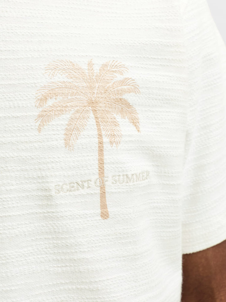 Jack & Jones Blaemett T-shirt off-white – heren