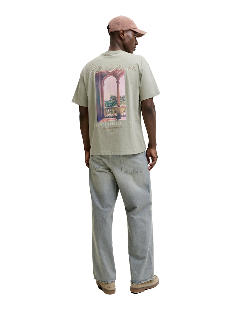 Jack & Jones t-shirt k/m olijf – Sanremo