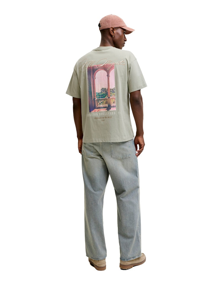 Jack & Jones t-shirt k/m olijf – Sanremo