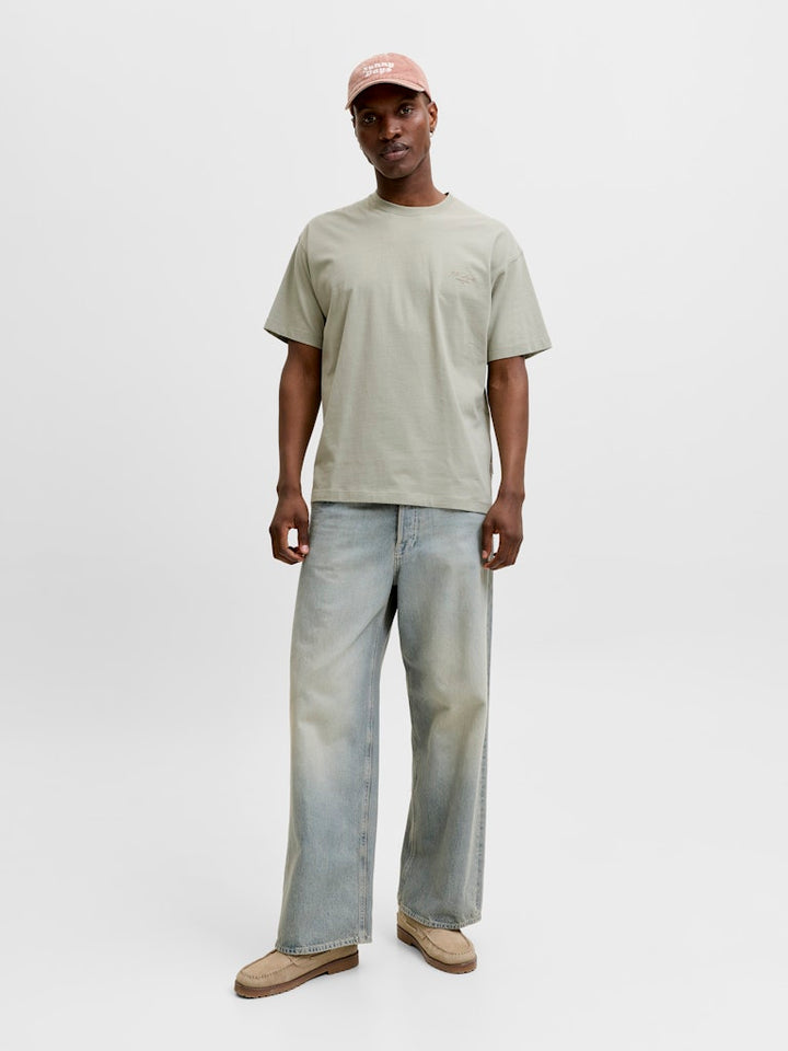 Jack & Jones t-shirt k/m olijf – Sanremo