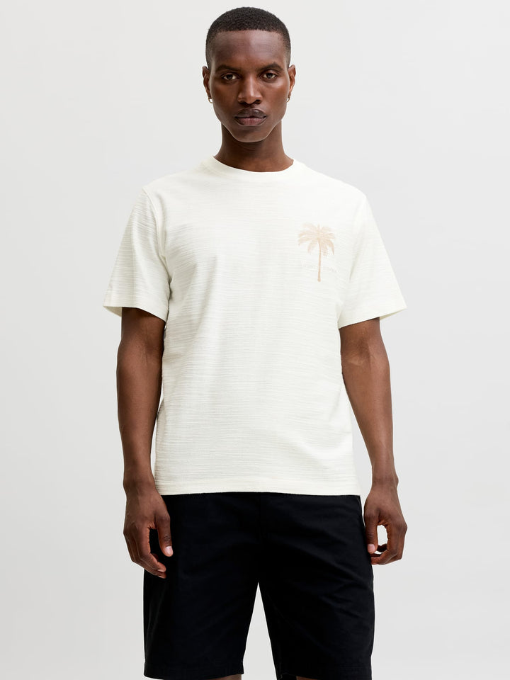 Jack & Jones Blaemett T-shirt off-white – heren