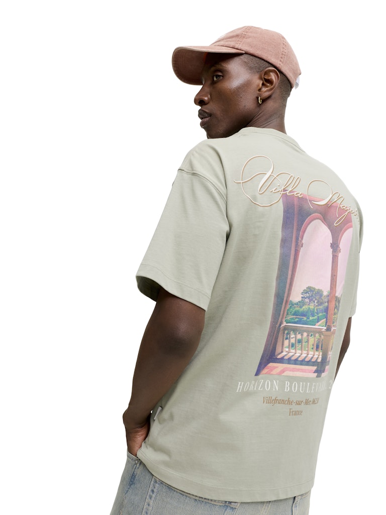Jack & Jones t-shirt k/m olijf – Sanremo
