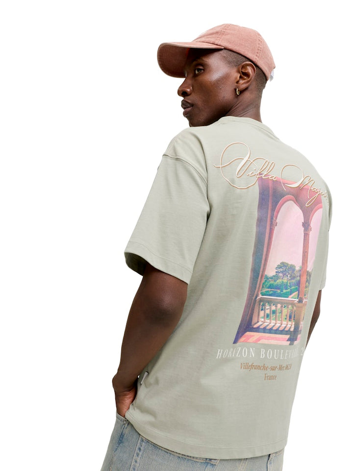 Jack & Jones t-shirt k/m olijf – Sanremo