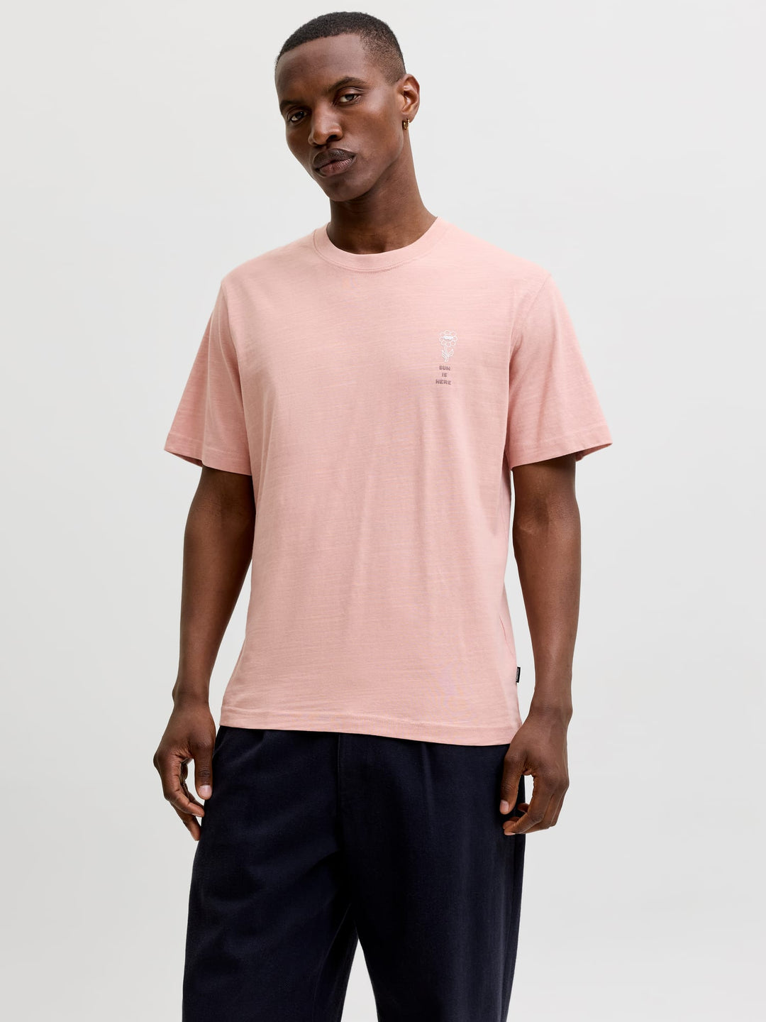 Jack & Jones 12294944 blajake T-shirt oud roze – heren