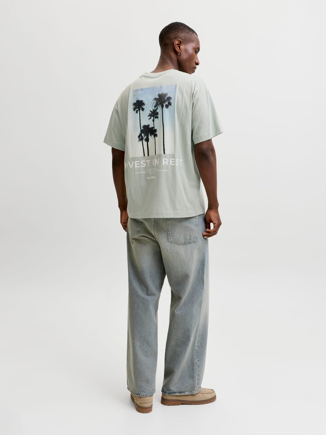 Jack & Jones T-shirt mint – heren