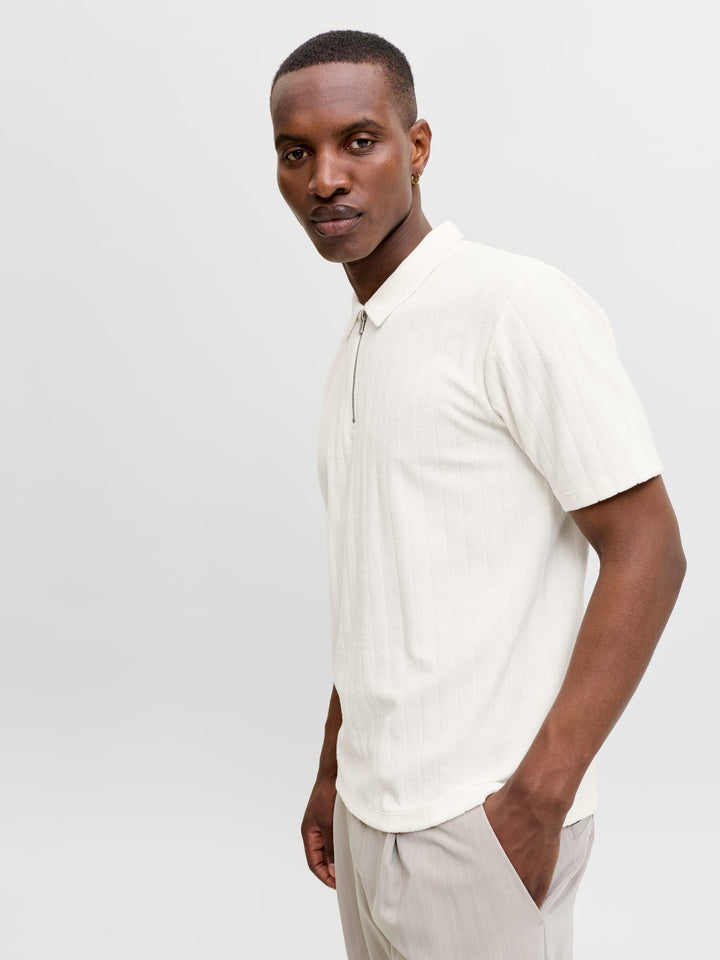 Jack & Jones Blaelijah polo off-white – heren