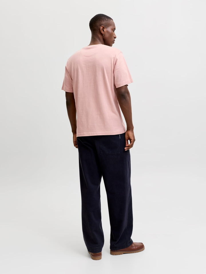 Jack & Jones JPRBLAJAKE SS TEE oud roze – heren T-shirt