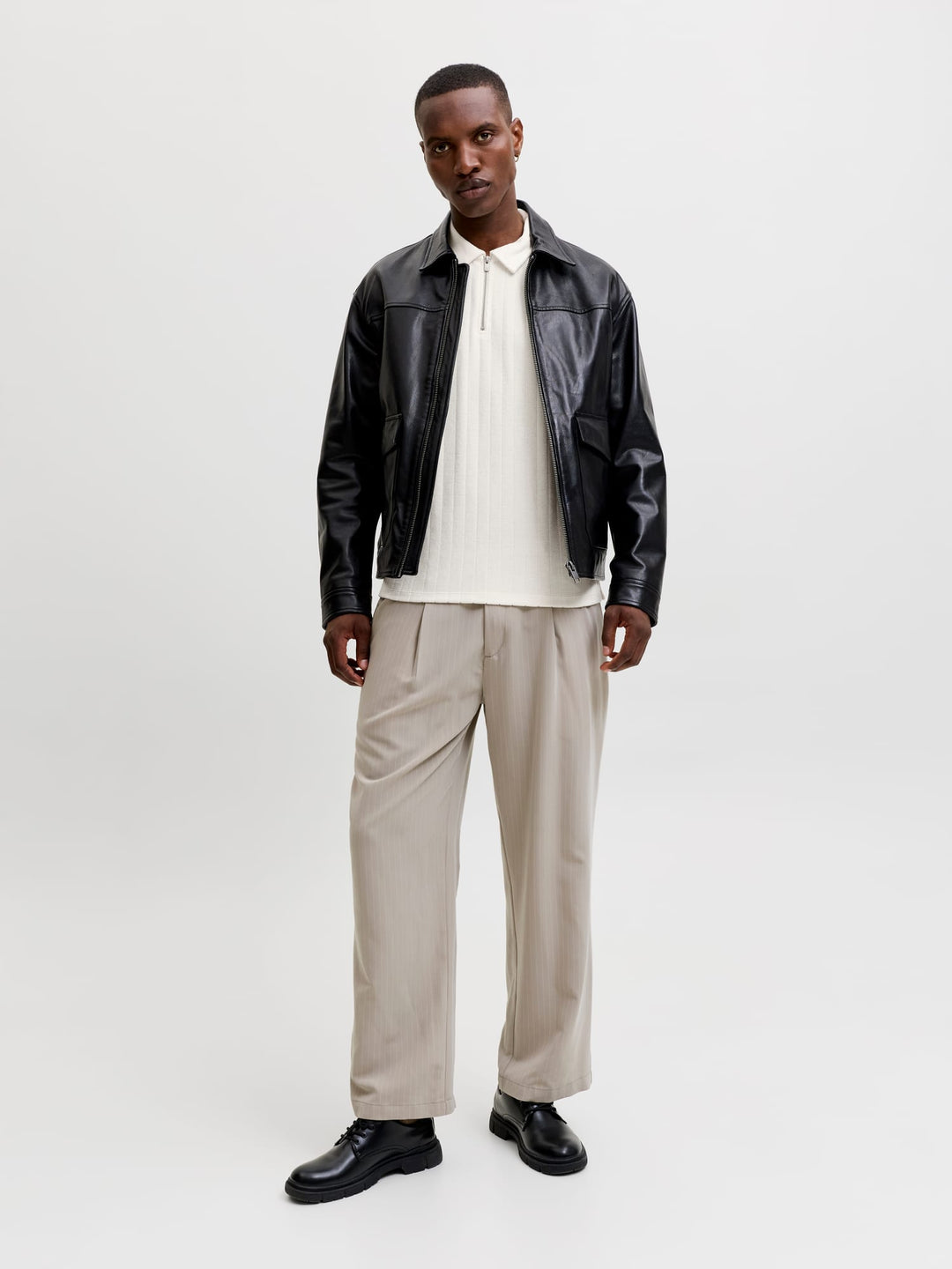 Jack & Jones Blaelijah polo off-white – heren