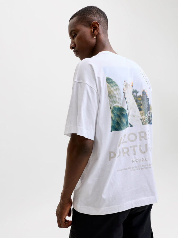 Jack & Jones JCOETERNA T-shirt off-white – heren