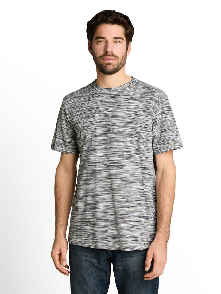 Tom Tailor Piqué T-shirt groen dessin – heren
