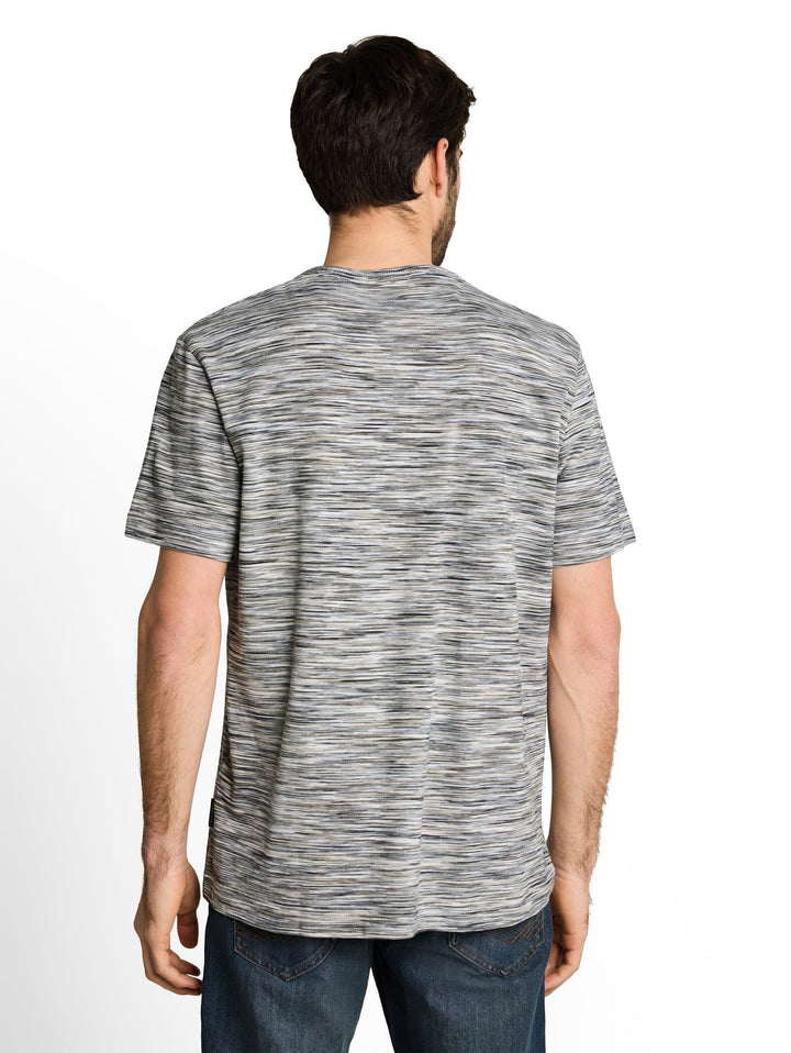 Tom Tailor 1051164 T-shirt k/m heren groen dessin