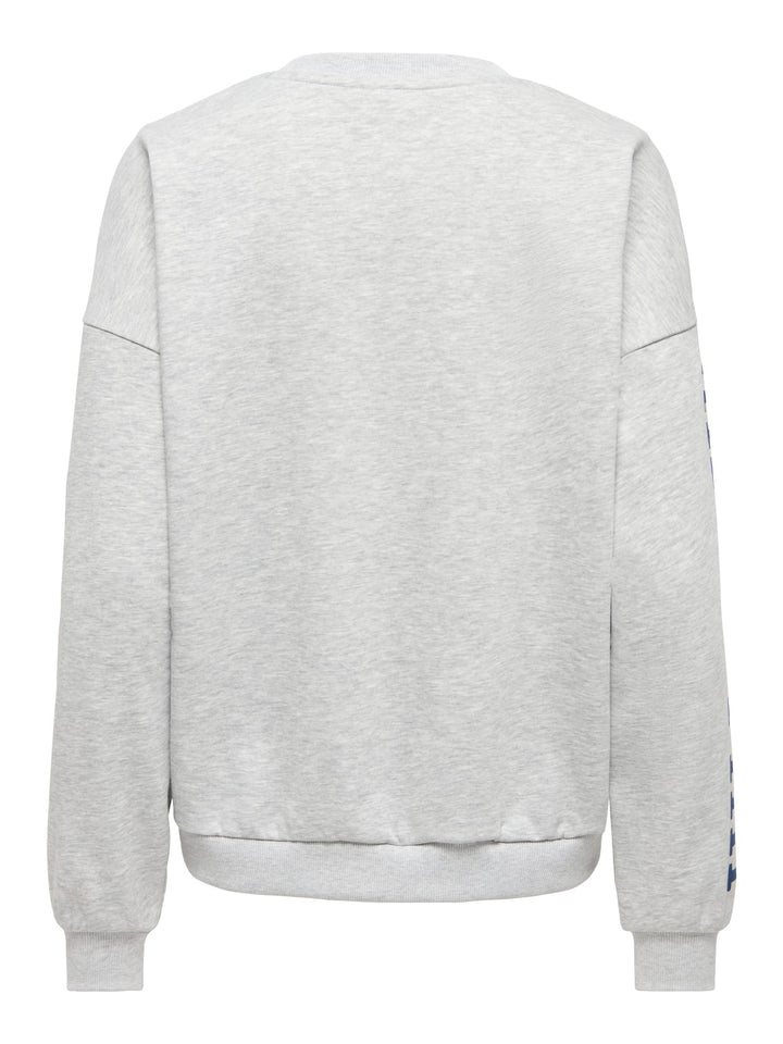 Only Lyn sweater grijs dessin – dames