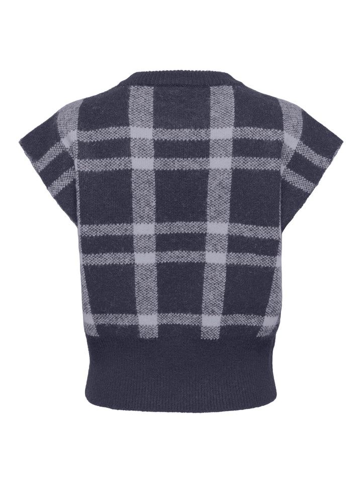 Only 15386869 Carla top k/m dames blauw dessin