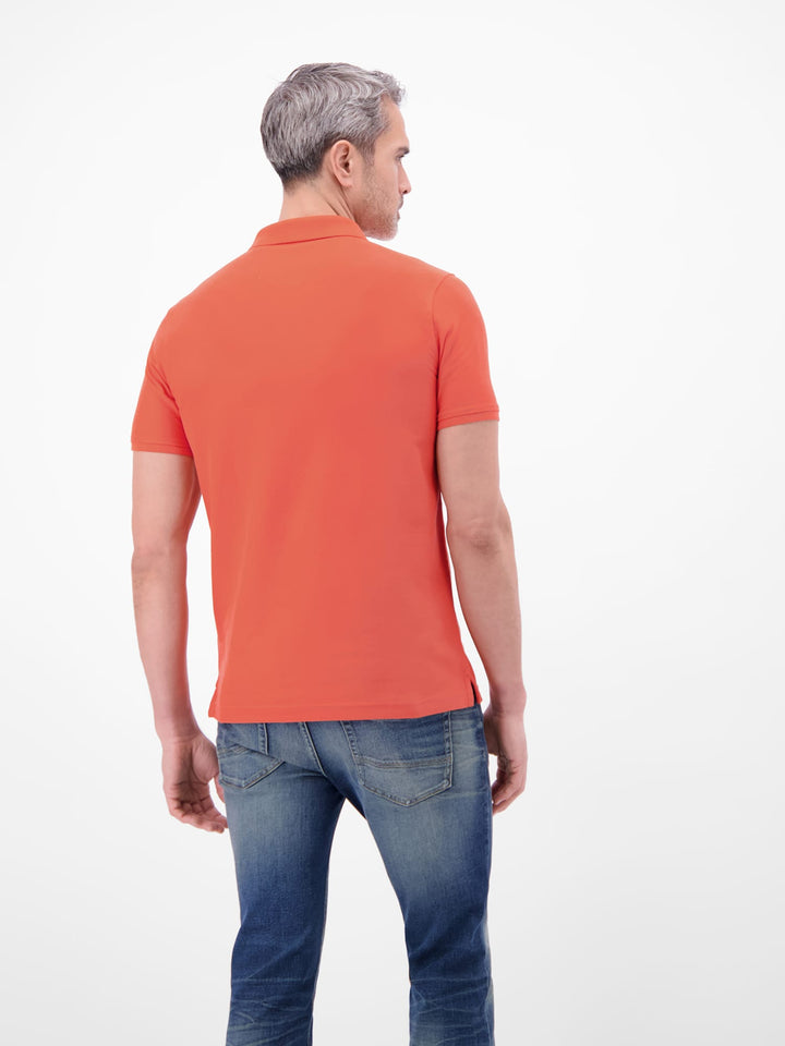 Lerros polo koraal rood – heren