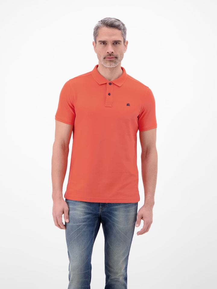 Lerros polo koraal rood – heren