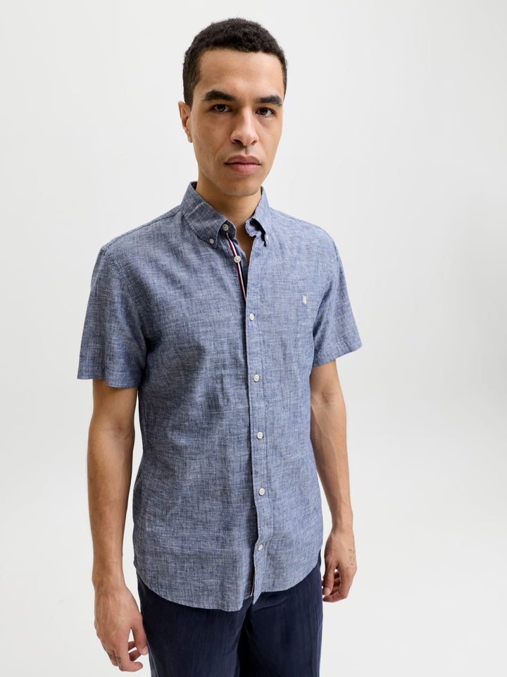 Jack & Jones 12295803 overhemd k/m lichtblauw – heren