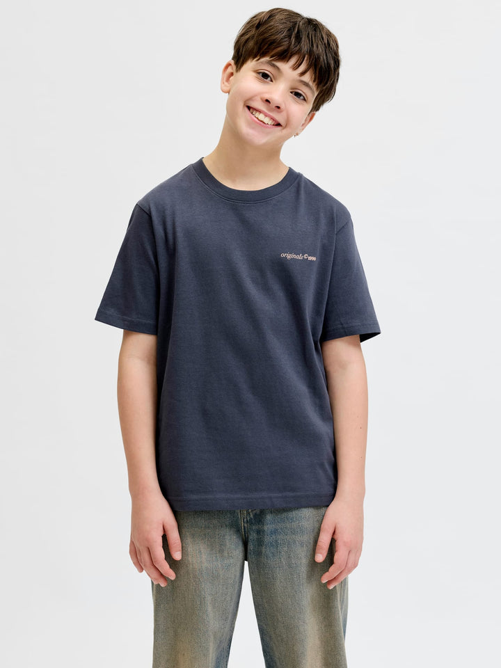 Jack & Jones Kids T-shirt Montauk navy – jongens