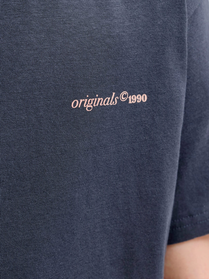 Jack & Jones Kids T-shirt Montauk navy – jongens