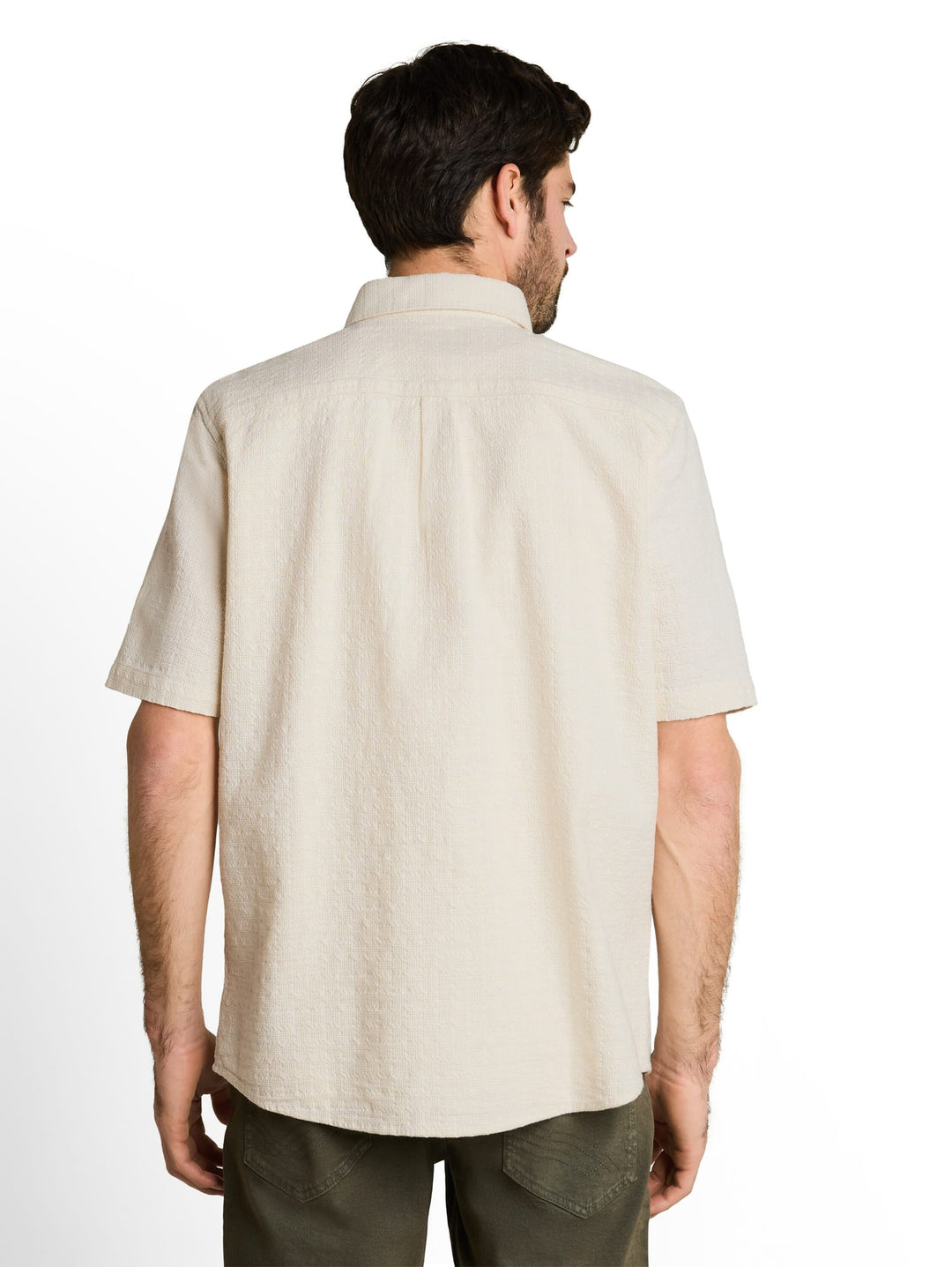 Tom Tailor overhemd k/m ecru – heren