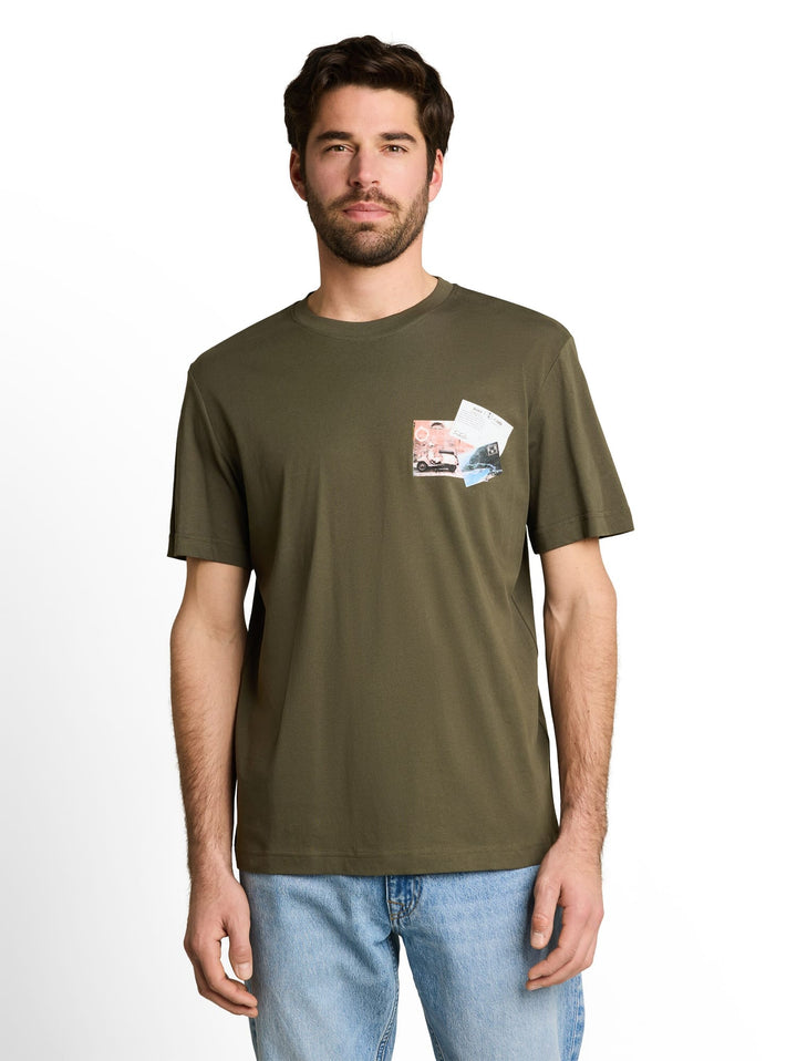 Tom Tailor T-shirt met fotoprint army – heren