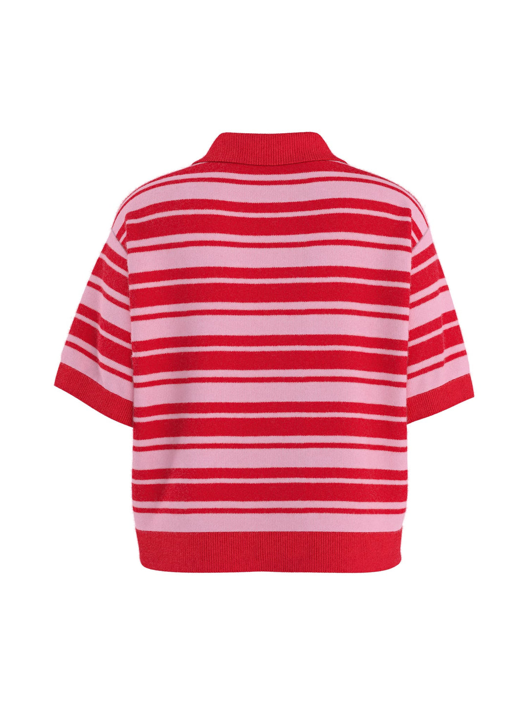 Hype drop Kallie polo l/m dames - roze dessin
