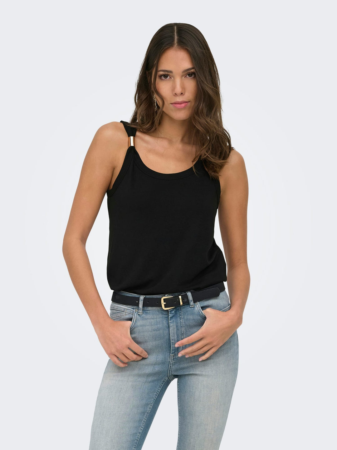 Jacqueline de Yong JDYUFFA S/L Top Zwart – dames
